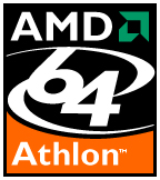 Athlon 64 processor logo by courtesy of AMD